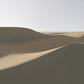 Natural Sand Formation With Irregular Textured Surface And Dune Like Structure 3d model