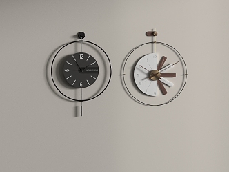 clock wall clock 3d model