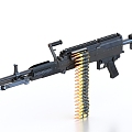 machine gun light machine gun heavy machine gun 3d model