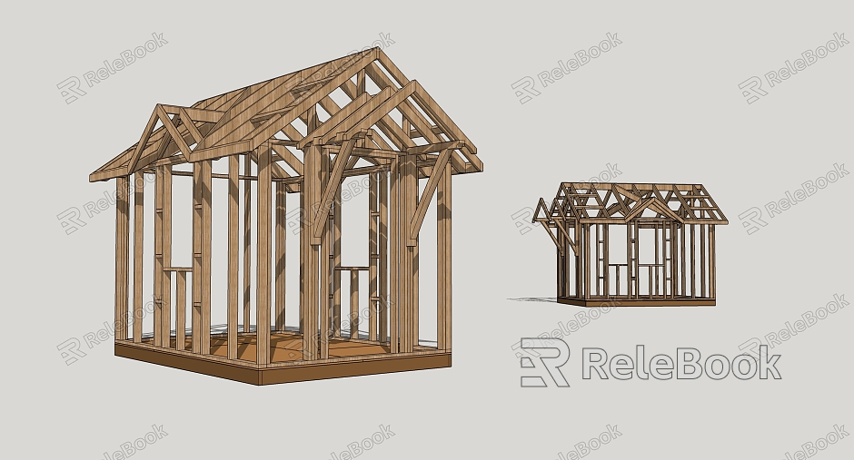 Modern gazebo wooden house gazebo model