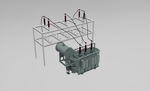 High voltage power distribution equipment Industrial equipment 947 3d model