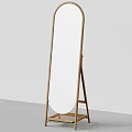 Modern Full Length Mirrors with Three Colors Stand Design for Home Decor