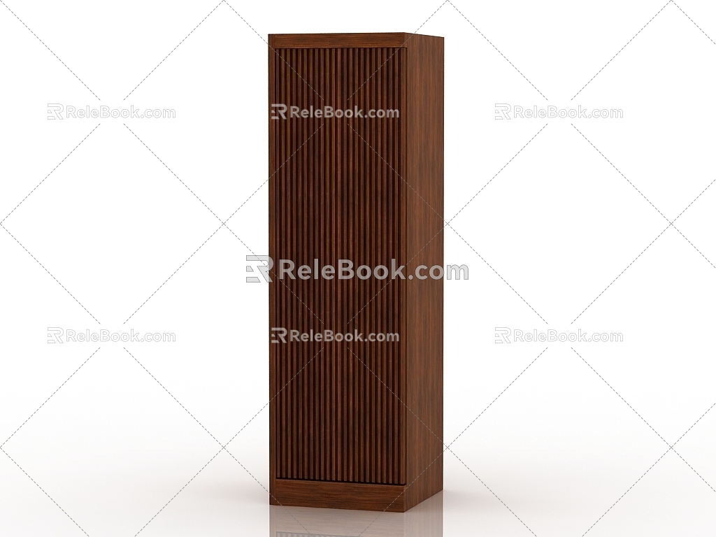 Minimalist wardrobe 3d model