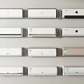Different Styles of Wall Mounted Air Conditioners with Modern Designs and Colors
