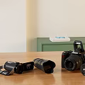 Modern Camera DSLR Camera 3d model