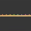 Colorful Xylophone Musical Instrument With Wooden Frame And Bright Colored Keys