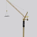 Industrial Tower Crane For High Rise Construction With Heavy Duty Lifting Steel Structure