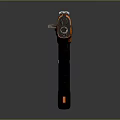 High Quality AK47 Assault Rifle With Orange Wooden Stock Grip Black Barrel Magazine