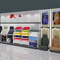 Mall Shop Displaying Car Seat Covers in Various Colors and Materials on Shelves