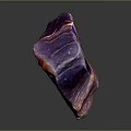 Colorful Agate Pattern Single Chair Featuring Vibrant Purple Orange And White Tones