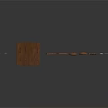Wooden Kitchen Utensils Set With Knife Block Spatula Ladle And Cooking Tools