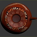 Ornate Red Ceramic Vase With Intricate Geometric And Tribal Patterns