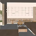 Modern Cafe 3d model