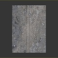 Modern pavement destroyed ground stone pavement stone pavement 3d model