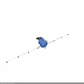 Agricultural Spraying Equipment with Blue Liquid Tank Long Pole And Multiple Nozzles For Garden Use