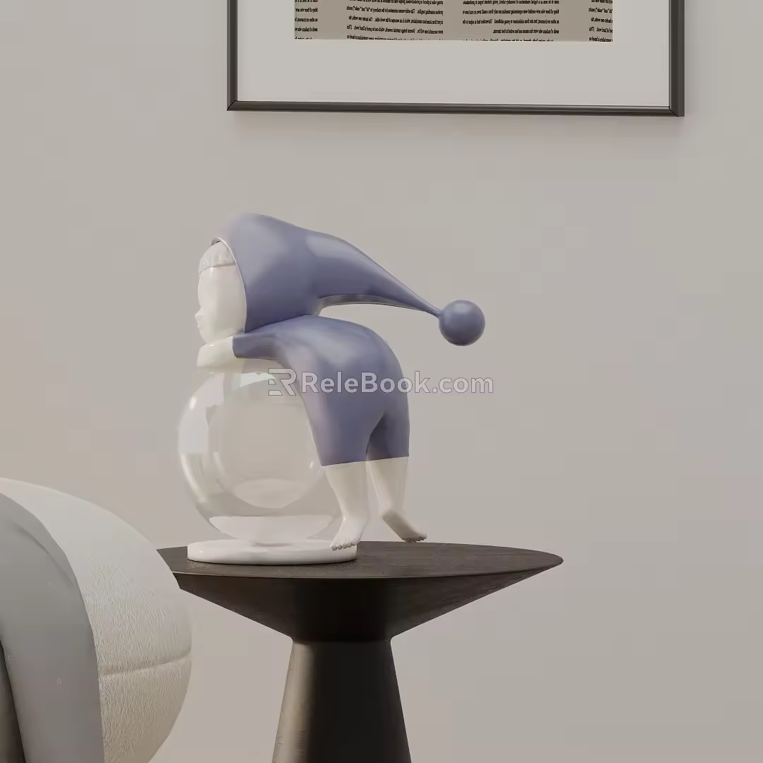 Table lamp 3d model