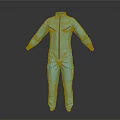 Blue Workwear Jumpsuit With Zipper Closure Functional Pockets And Modern Design