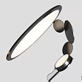 Modern Minimalist Floor Lamp With Sleek Metal Stand And Adjustable Light Shade