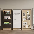 Creative Photo Wall with Hand Drawn Sketches Posters Photos and Notes