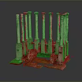Columns Stone Columns Stone Columns Old Columns Roman Columns Roman Columns Classical Columns Greek Columns 3d model