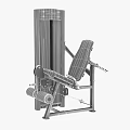Sports Equipment Leg Press Machine With Adjustable Seat Weight Stack Metal Frame For Gym Fitness