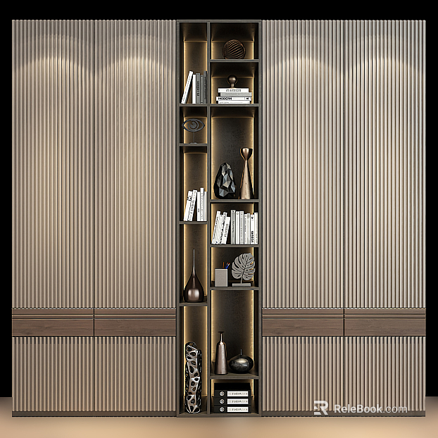 Modern Wardrobe Wardrobe Decorative Cabinet texture