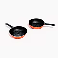 Cookware frying pan 3d model