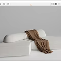 modern edra shaped sofa 3d model