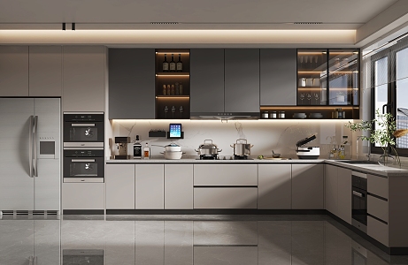 Modern Kitchen 3d model