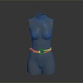 Belt Belt Coward Belt Women Belt Life Supplies 3d model