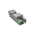 Precision Mechanical Slider Equipment With Metal Frame And Green Base Rails