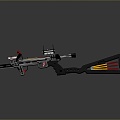 Crossbow Crossbow Crossbow Crossbow Mechanical Crossbow Shift Bow and Arrow Shoot Far Equipment Weapons High-tech Crossbow 3d model