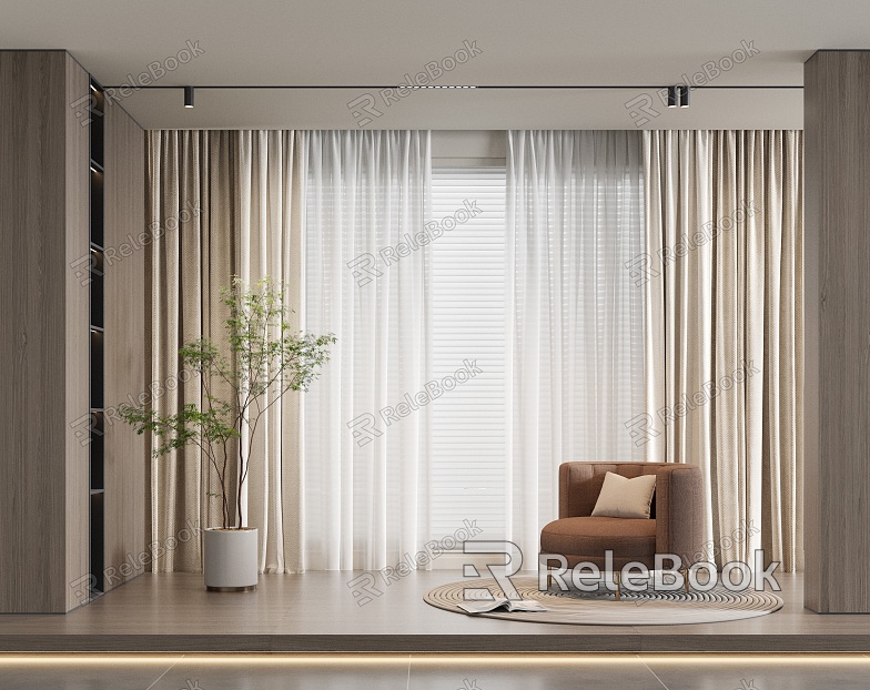 Modern Curtains model