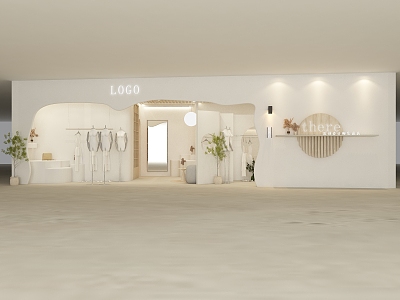 Modern Clothing Store 3d model