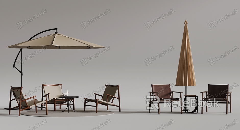 Outdoor tables and chairs umbrellas model