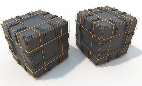 Rubik's Cube Hard Surface Mechanical Cypunk Hard Surface High Tech Industrial Parts 3d model