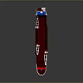 3D Render Of Red Cargo Ship With OCEANET Branding And Cranes