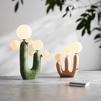 Modern Table Lamp Cactus Table Lamp 3d model