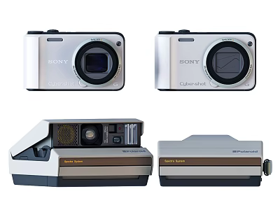 Modern Camera Electronics Camera Portfolio 3d model