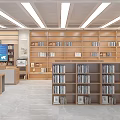 Book Bar Coffee Machine Bar Chair Bookcase Sofa Coffee Table Combination Casual Table and Chair Service Desk 3d model