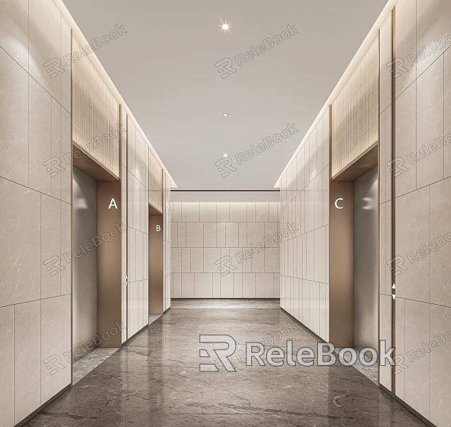 Elevator hall model