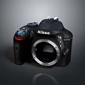 Nikon D3500 DSLR Camera Body With Lens Mount And Control Buttons