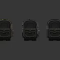 Tactical Weapon Sights with Various Camouflage and Gray Designs for Firearms