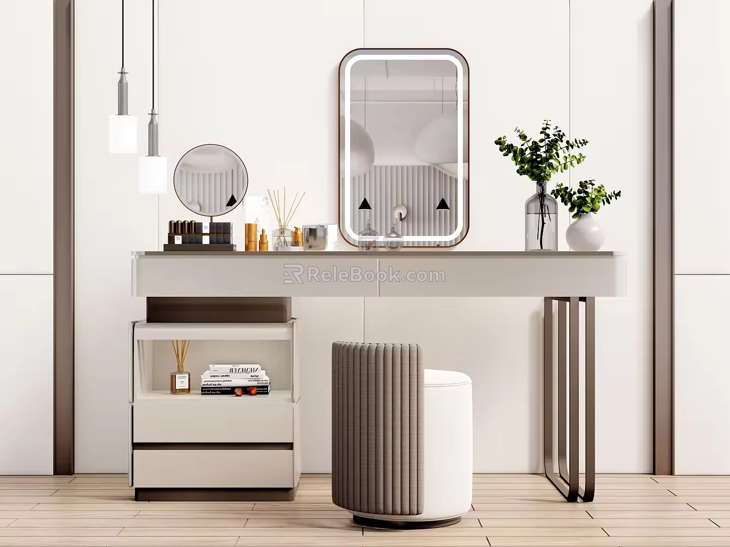 Modern Dressing Table Dressing Table Cosmetics 3d model