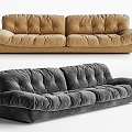 Baxter milano cloud sofa multiplayer sofa 3d model