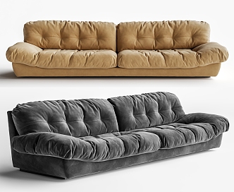 Baxter milano cloud sofa multiplayer sofa 3d model