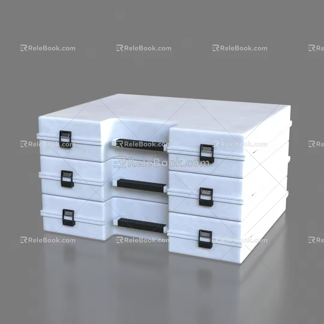 Box Toolbox Cool Box Hardware Toolbox Toolbox Storage Box Protective Box Storage Box Multi-function Box Material Box Hardware 3d model