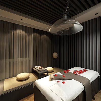 New Chinese SPA Health Club 3d model New Chinese SPA Health Club 3d model