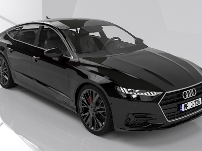 Car Audi A7 sports car luxury car sedan motor vehicle coupe 3d model