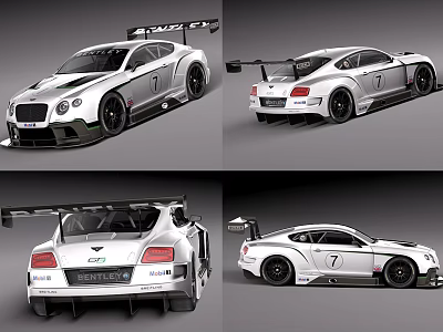 Modern sports car 3d model Modern sports car 3d model